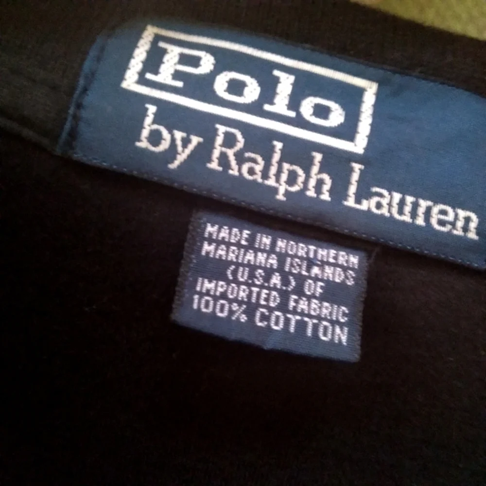 Polo by Ralph Lauren Men's Black Classic Preppy Polo‎ with Red Pony